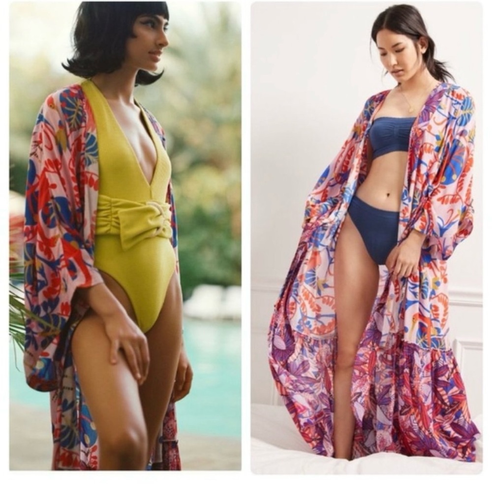 Anthropologie Claire Colin Botanical Robe